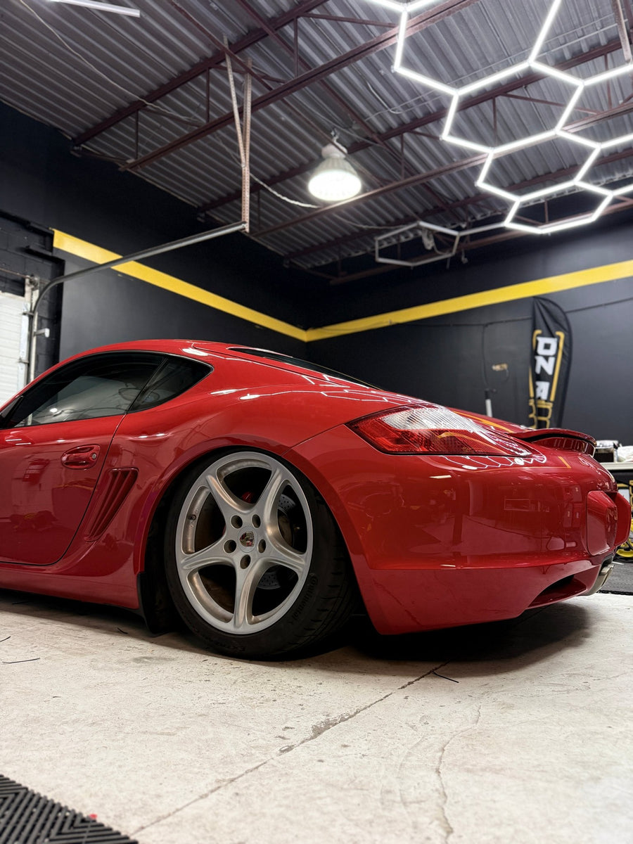 ONAIR Build Series: AJ’s Bagged Porsche Cayman S - Shop ONAIR