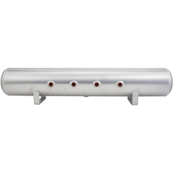 Image of 5 Gal | 5 Port - 11956 Raw Aluminum Air Tank - Shop on Air