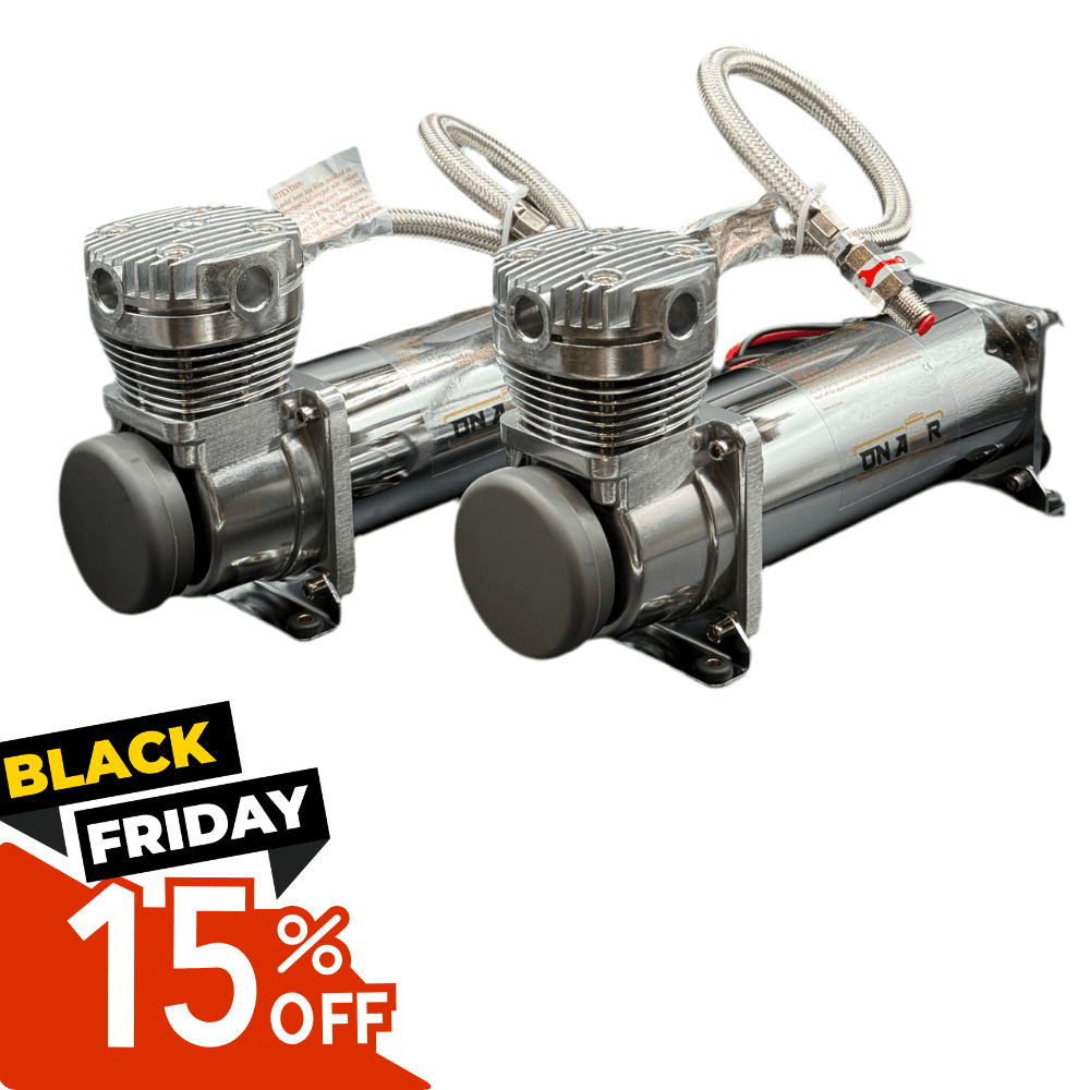 Dual ONAIR 480 Chrome Compressors - Shop ONAIR