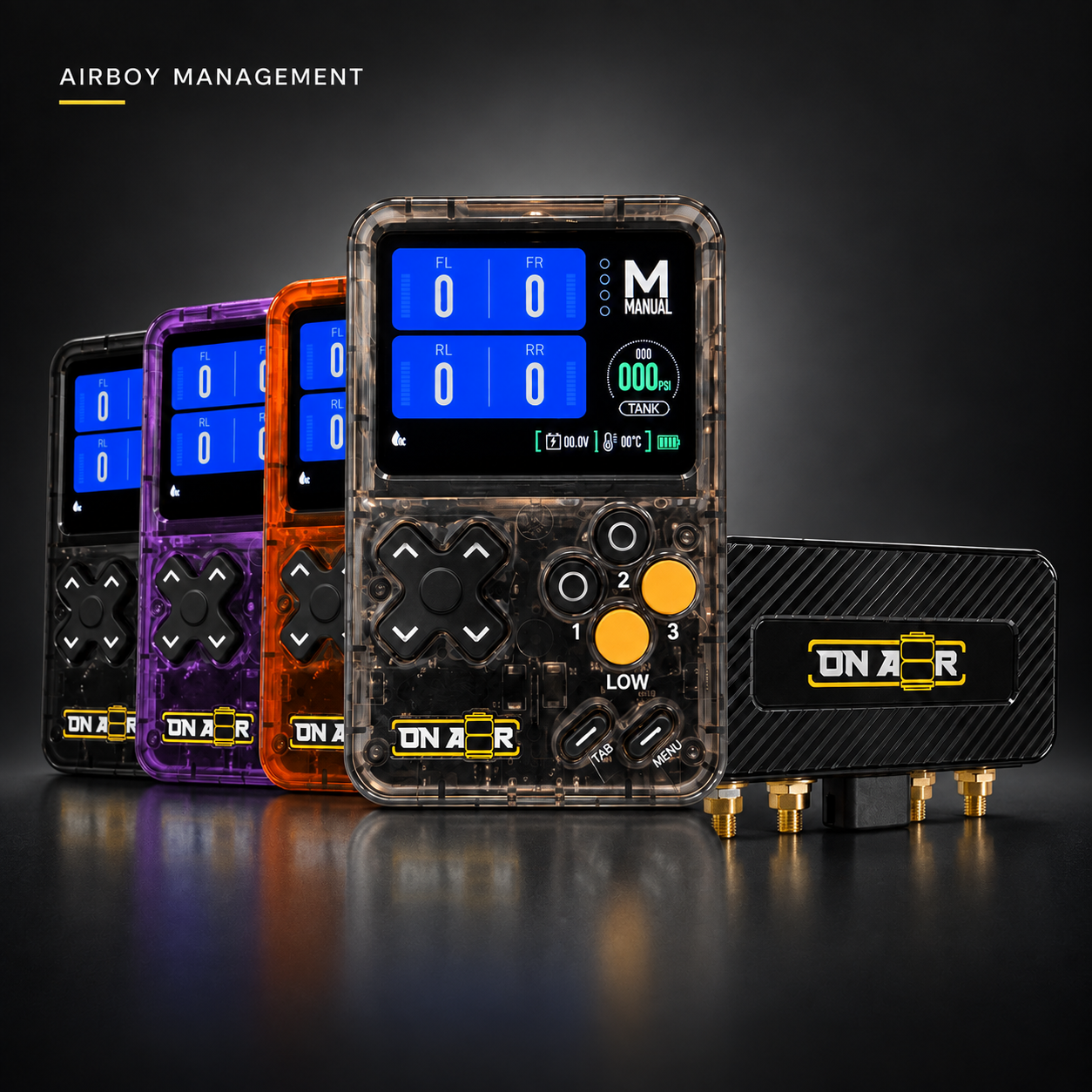 Image of ONAIR AirBoy controller finishes and management manifold