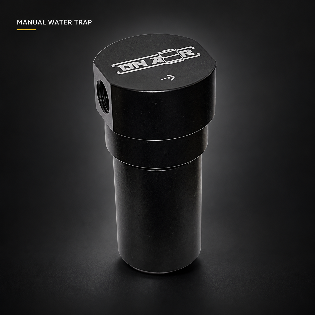 Image of ONAIR manual water trap in black