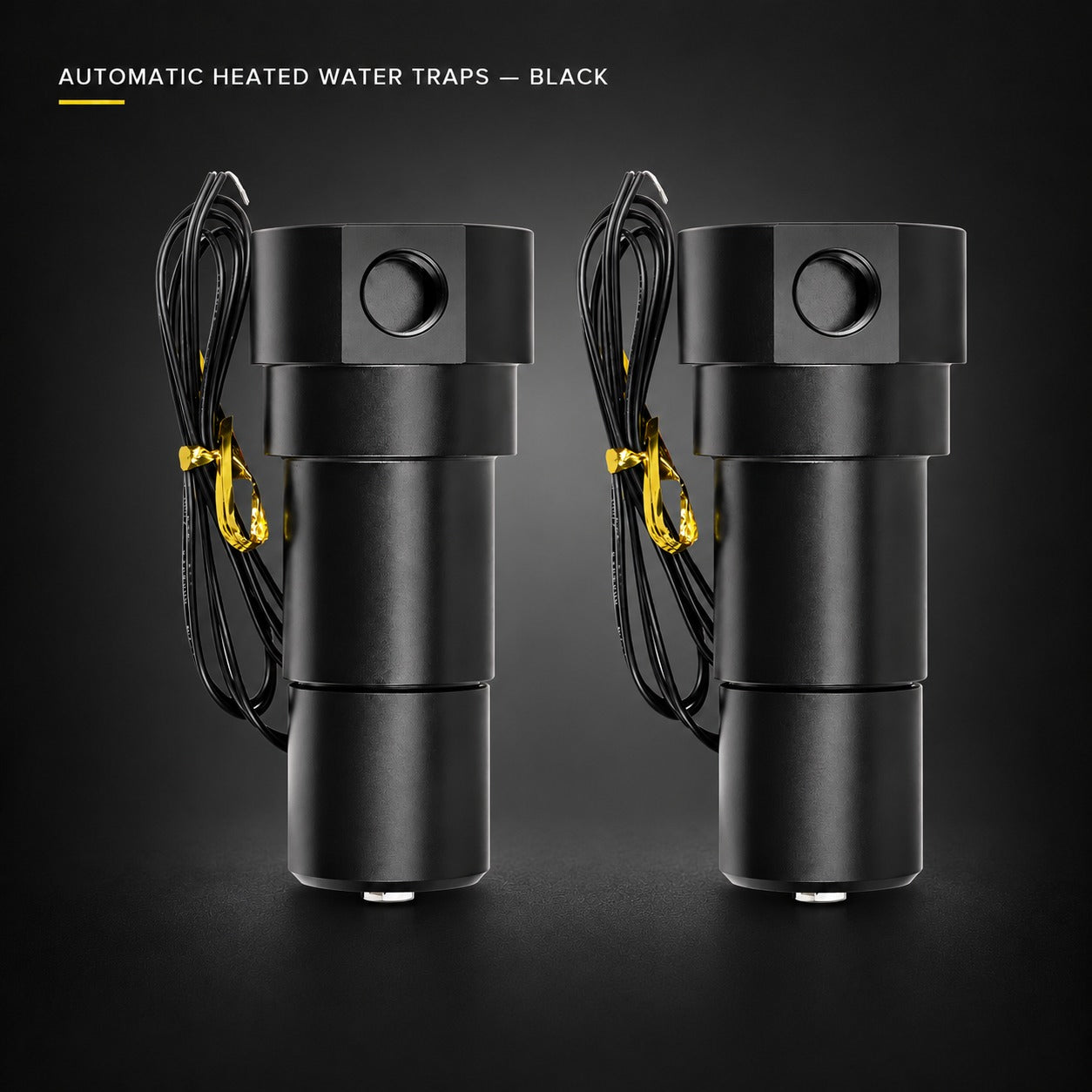 Image of AUTOMATIC HEATED WATER TRAPS — BLACK — ONAIR studio product image