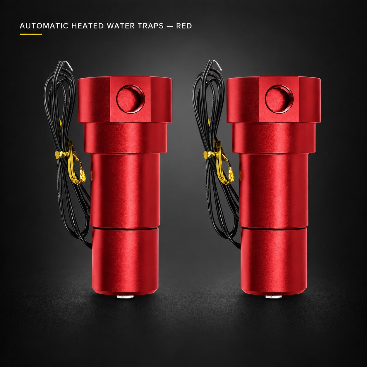 Image of AUTOMATIC HEATED WATER TRAPS — RED — ONAIR studio product image