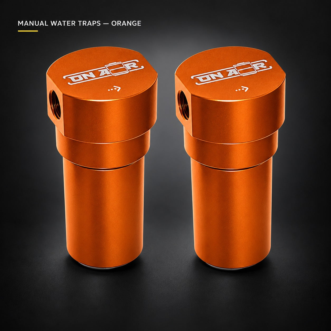 Image of MANUAL WATER TRAPS — ORANGE — ONAIR studio product image