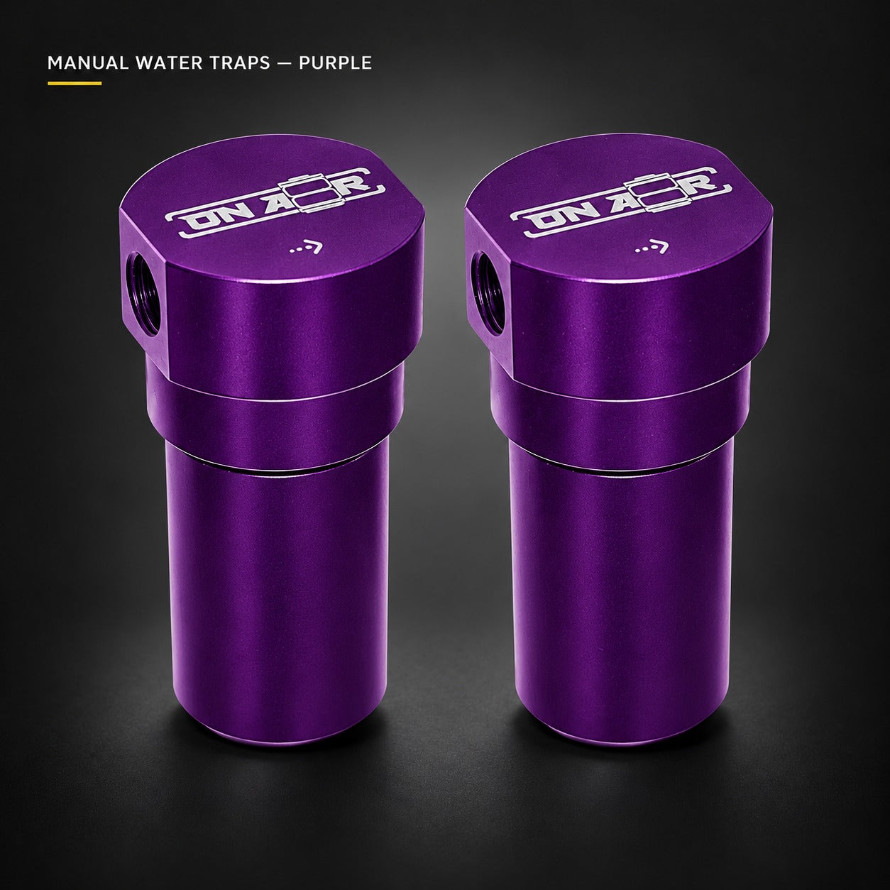 Image of MANUAL WATER TRAPS — PURPLE — ONAIR studio product image