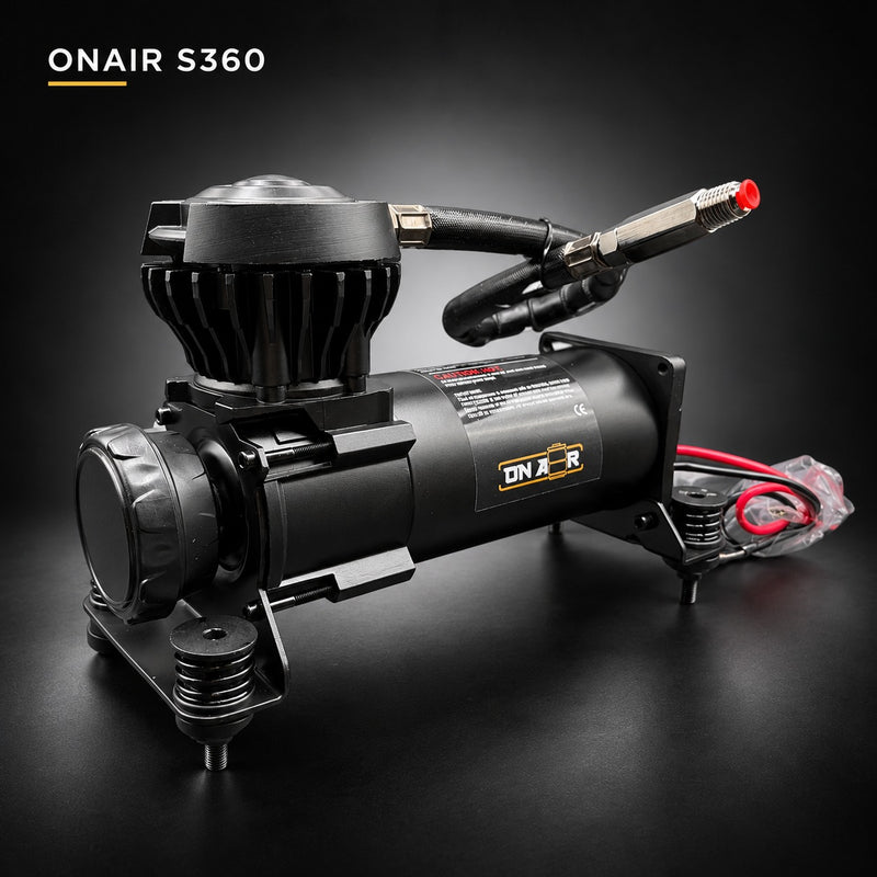 single s360 — ONAIR charcoal studio product photograph
