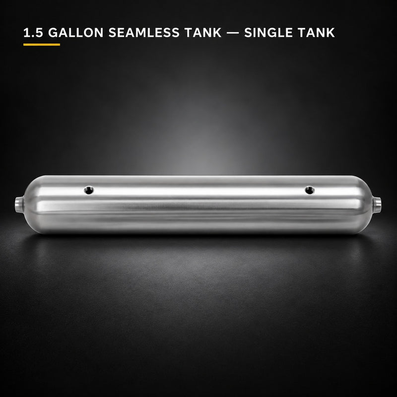 1.5 GALLON SEAMLESS TANK — SINGLE TANK — studio product image