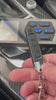 ONAIR 2V slim A–D wireless key fob beside the USB-C handheld controller
