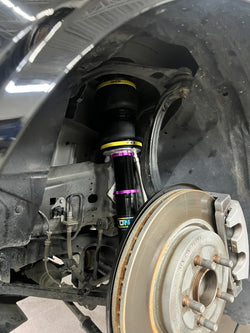 Collection of sitting perfectly inside a cars suspension is the onair performance air strut in a gallery layout